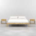 thumbnail image 5 of Chalipa 14” King Bed Frame - Wood Platform Bed - Wood Slat Support - No Box Spring Needed - Easy Assembly - Minimalist & Modern Style, Natural, 5 of 7