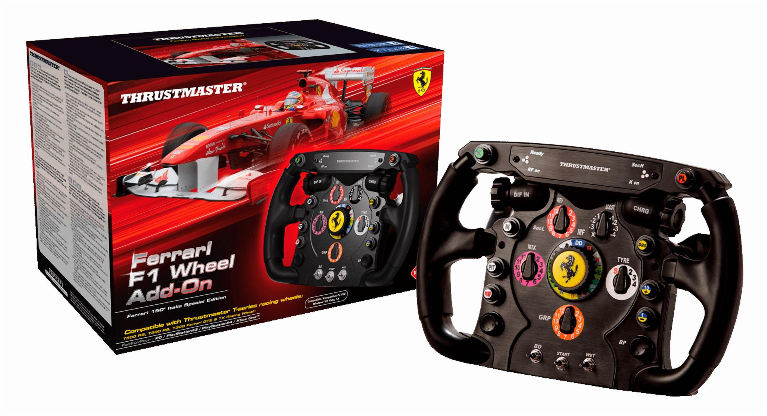 Thrustmaster Ferrari F1 Wheel Add-on, PlayStation 3, PlayStation 4, Xbox One, PC