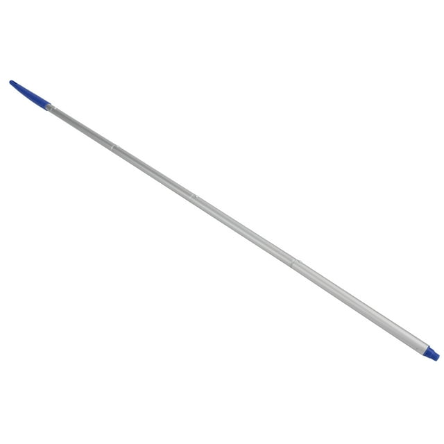 Perche Télescopique pour Piscine, Perche d'Extension Robuste et Durable, Réglable et Détachable pour Nettoyage de Piscine Bleu, Noir, Bleu Lac