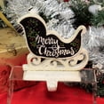 thumbnail image 3 of Christmas Antique White Stocking Holder Primitive Looking 53942A Sleigh, 3 of 3