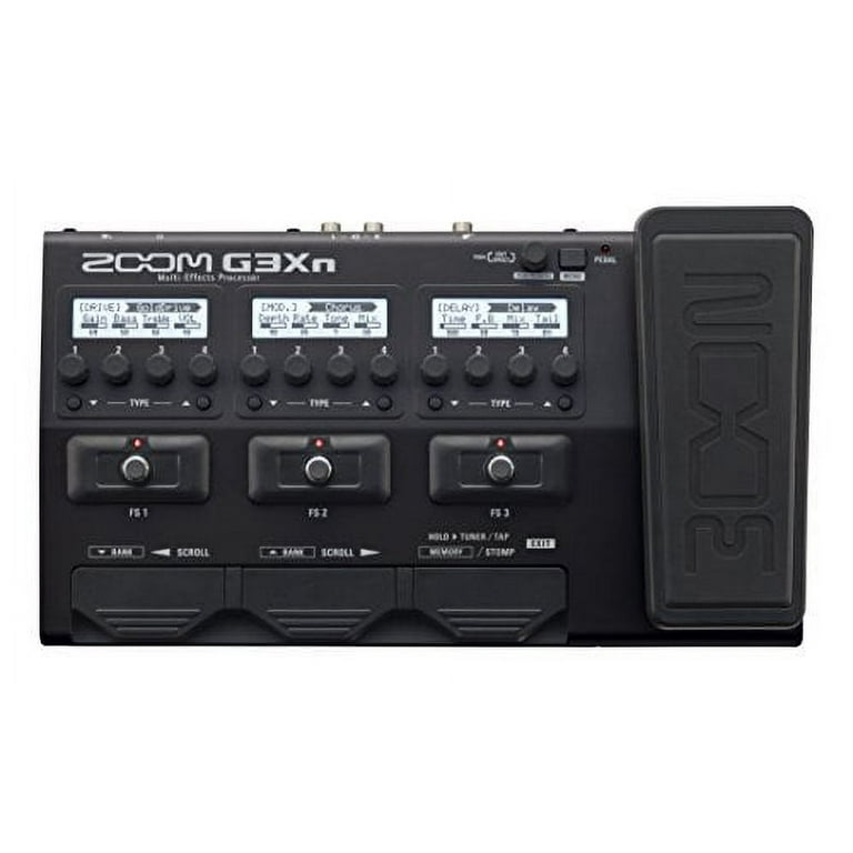 Zoom G3Xn Multi-Effects Processor with Expression Pedal for Guitar