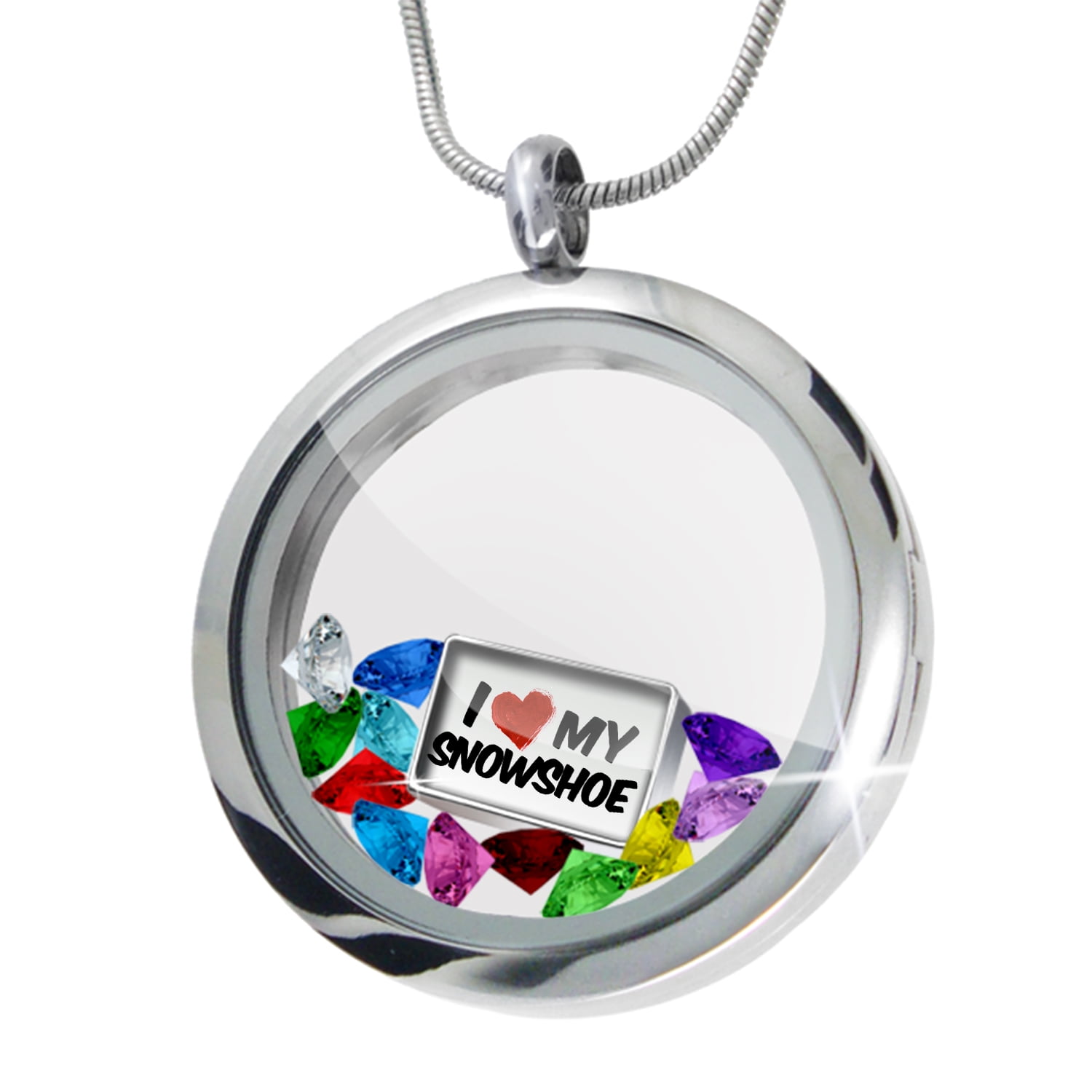 Floating Locket Set I Love my Snowshoe Cat from United States NEONBLOND by NEONBLOND
