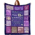 thumbnail image 1 of LHSHID Sweet 16 Gifts for Girls Blanket 16th Birthday Gifts for Girls Gifts for 16 Year Old Girl Teen Girl 16th Birthday Decorations for Girls Best Soft Throw Blanket 50x60in, 1 of 6