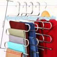 thumbnail image 4 of 1/2/3/4 Pcs Porte-Pantalons multi-Couches, Porte-Vêtements Multifonctionnel en Forme de s pour Garde-Robe, 4 of 5