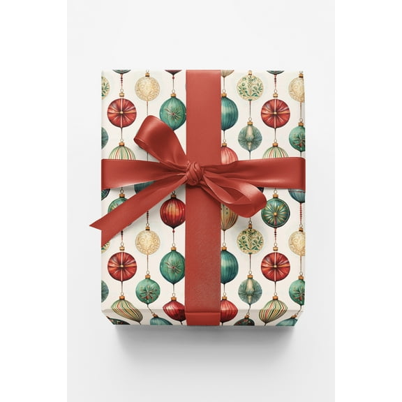 London Penny Premium Wrapping Paper - Heirloom Ornaments
