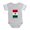 Heather Gray, variant on CafePress - Mexico_S - Cute Infant Baby Football Bodysuit