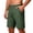 204#Green, variant on Men's Chino Shorts, Slim Fit, Straight Leg, Zippered Front, Button Closure, 2 Side Pockets Green L