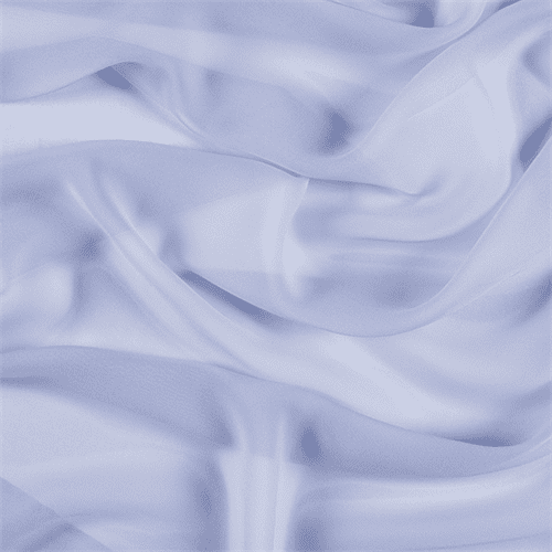 Light Blue Wide Silk Chiffon, Fabric By the Yard