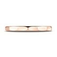 thumbnail image 2 of Benchmark� 14k Rose Gold 2mm High Polished Faceted Design Wedding Band Ring, 2 of 7