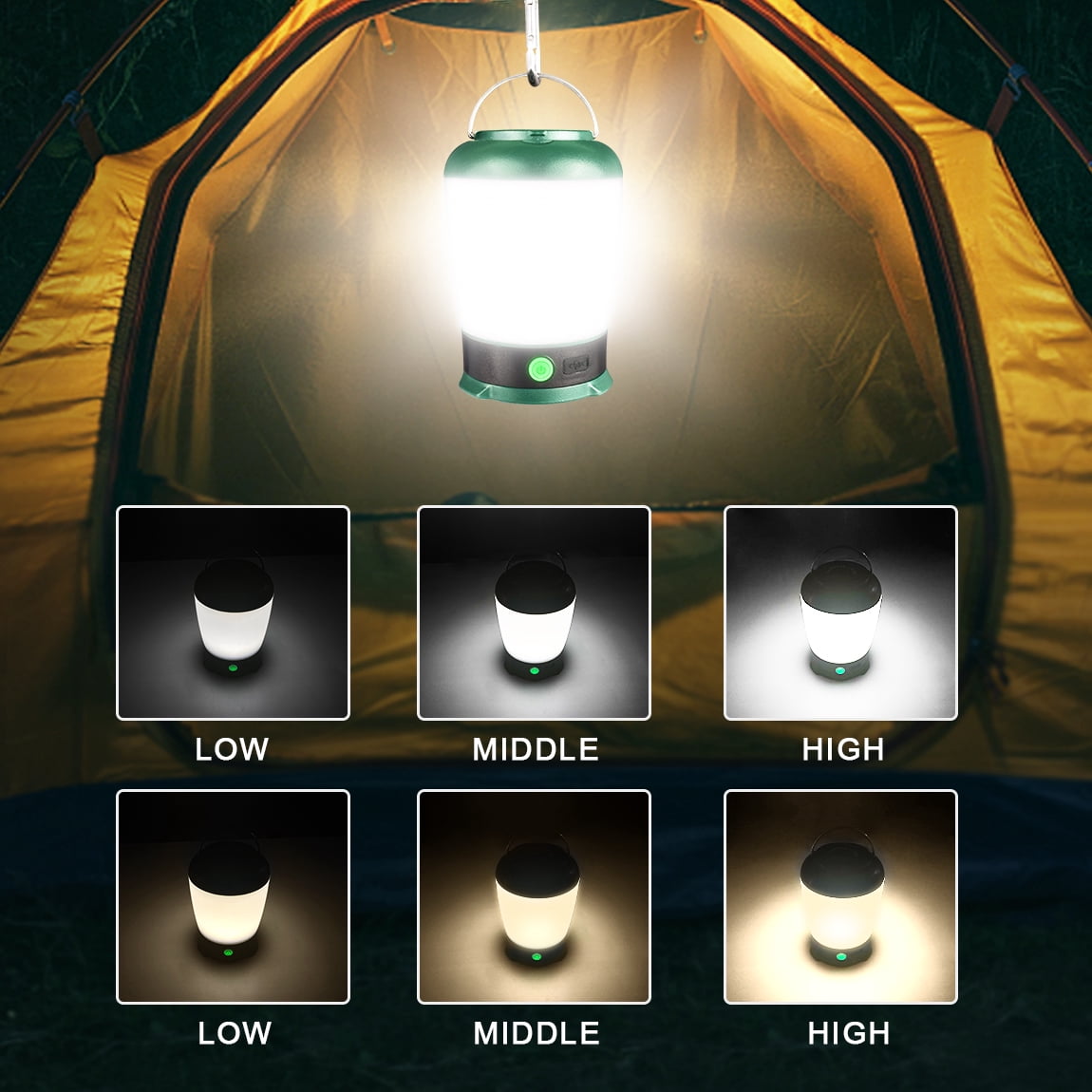 Letour 350 Lumens Universal Rechargeable LED Camping Lantern