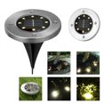 thumbnail image 2 of Nosii 8 LED Solar Power Buried Light Under Ground Lamp Outdoor Path Way Garden Decking, 2 of 9