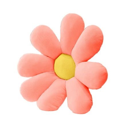 

Yixx Flower Shaped Plush Pillow Breathable PP Cotton Creative Sleeping Seat Cushion for Relax