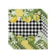 thumbnail image 3 of Lemon Fruit Summer Plaid Placemat Wedding Party Dining r Linen Table Mat Kitchen Accessories Table Napkin, 3 of 7