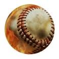 thumbnail image 4 of Round Fitted Table Cloth Fire Baseball Elastic Tablecloth for Round Tables, Waterproof Table, 4 of 8