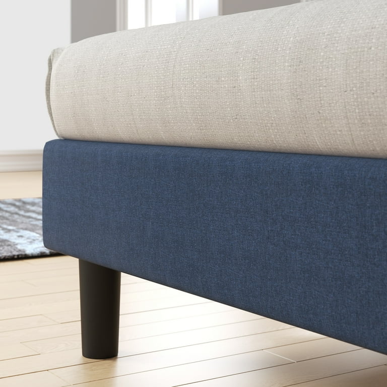 Zinus Lottie Tufted Upholstered Platform Bed, Navy, King - Walmart.com