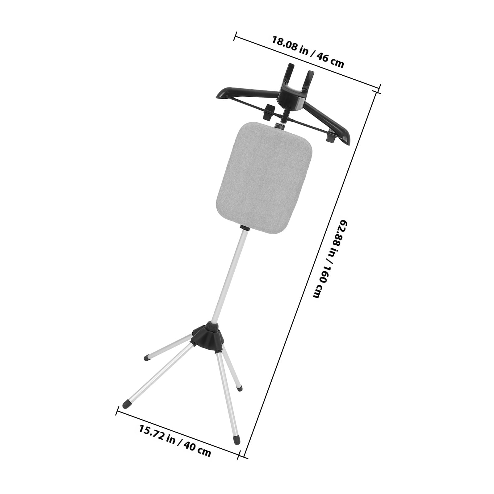 Iron Steam Stand; Foldable Garment Clothes Drying Rack; Handheld Garment Steamer Rack,Height Adjustable