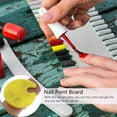 thumbnail image 4 of 10 Uds. Placa de anillo para decoración de uñas, bandeja de pegamento para esmalte de uñas, bandeja de Color para uñas, 4 of 6