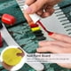 thumbnail image 4 of 10 Uds. Placa de anillo para decoración de uñas, bandeja de pegamento para esmalte de uñas, bandeja de Color para uñas, 4 of 6