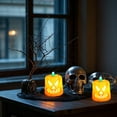 thumbnail image 6 of FeiFu Hallow-een Pumpkin Lantern LED Candles Hallow-een Scene Decoration Props Lighted Electronic Pumpkin Lanterns Suitable for Hallow-een Scene Decor, 6 of 6