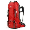 thumbnail image 1 of 60L Hiking Backpack Water-resistant Climbing Camping Backpack Travel Daypack with Rain Cover, 1 of 8