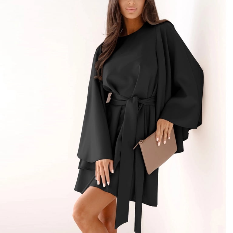 green emerald velvet dress Shapewear Square-Neck Bell Sleeve Midi Dress | Slim