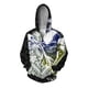 thumbnail image 5 of Sudadera con capucha y estampado de monstruo, sudaderas de tendencia de gran tamaño con cremallera para hombres, sudadera con capucha cómoda y elegante con cremallera, 5 of 5