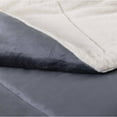 London Fog Supreme Luster Velvet Blue Comforters