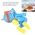 thumbnail image 3 of Cartoon Aquarium Ornament, Floating Fish  Decor Prevent Deformation Safe Cute  For Seawater, 3 of 7