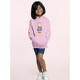 thumbnail image 2 of Girl With A Bouquet Of Flowers Hoodie Juniors -Image by Shutterstock,  Large, 2 of 4