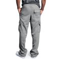 thumbnail image 3 of Sinhoon Men's Urban Straight Leg Jogger Cotton Fleece Cargo Pocket Sweat Pants, 3 of 6