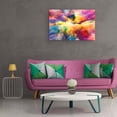 thumbnail image 5 of Startonight Canvas Wall Art Abstract - Abstract All Color Clouds - Framed 24" x 36"&nbsp;, 5 of 6