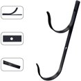 thumbnail image 4 of Moyic Paquete de 2 colgadores para piscinas, gancho para piscinas, suministro doméstico, estante de Metal estable montado en la pared, accesorios para Suministros de limpieza para el hogar 4 piezas Moyic HA041860-02, 4 of 6