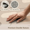 thumbnail image 6 of ODIKA 4'x6' Beige Brown Abstract Geometric Capsule Washable Area Rug Contemporary Scattered Oval Shapes with Pet Friendly, Non-Shedding for Bedroom, Reading Nook, 6 of 7