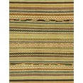 thumbnail image 1 of Ahgly Company Machine Washable Indoor Rectangle Abstract Gen Brown Yellow Area Rugs, 8' x 12', 1 of 7
