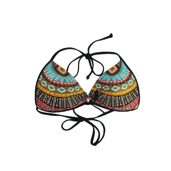 BODY GLOVE Women's Bandeau Push Up Swim Bikini Top, Black, Medium