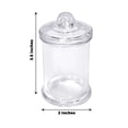 thumbnail image 3 of Efavormart 12 Pack | 3.5" Plastic Candy Jars, Disposable Favor Goodie Containers With Clear Lids, 3 of 11