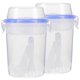 thumbnail image 3 of Oatmeal Containers With Lids Overnight Oats Jars Portable Sealed Food Container 10.2X10.2X14CM 2Pcs, 3 of 5