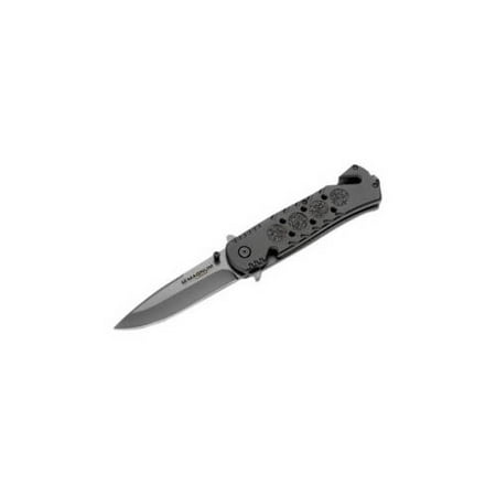 Boker Knives 01LL200 Black Rescue Liner Lock Folding Knife 3.625