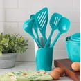 thumbnail image 2 of Hutzler Melamine Utensils and Crock Set, one size, Turquoise, 2 of 9