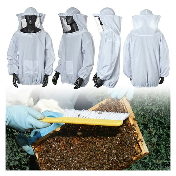 Beekeeping Suits Cotton Siamese Anti-Bee Suit for Women Mens ,Comfortable and Sturdy