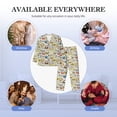 thumbnail image 7 of KLL Insects And Medicinal Herbs Sleepwear Mens Flannel Pajamas,Long Cotton Pj Set, 7 of 7