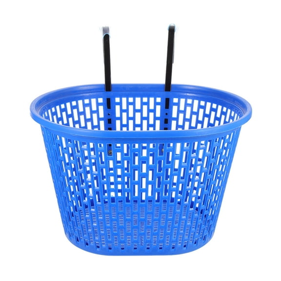 Adult Bike Basket Bicycle Basket Portable Basket Bike Storage Child 24X31CM Blue
