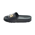 thumbnail image 4 of Fila Sleek LT Kids' Slide Sandals Black-Metallic Gold 3sm00001-040, 4 of 6