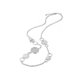 thumbnail image 1 of Qarigey Colgante Suéter Collar Collares brillantes Moda Joyería delicada Vestirse Discoteca Fiesta Trabajo diario Ropa, zapatos y accesorios Miscelánea Blanco Qarigey AP015215-02, 1 of 6