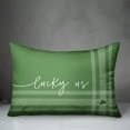 thumbnail image 3 of Creative Products Lucky Us 14x20 Spun Poly Pillow, 3 of 3