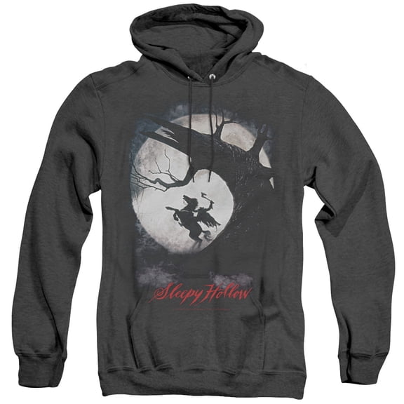 Sleepy Hollow Poster Adult Heather Hoodie Sweatshirt Black