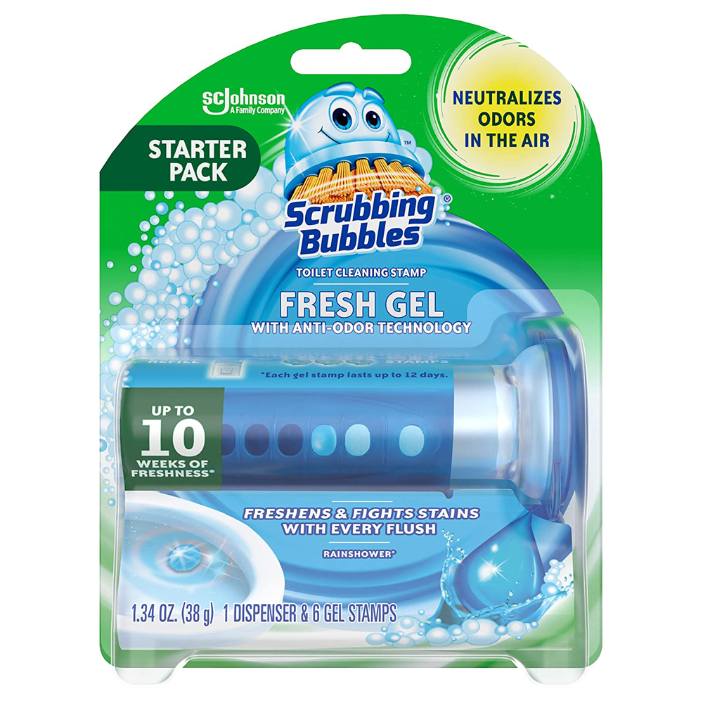 gel stamp toilet bowl cleaner