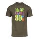 thumbnail image 1 of Generación X hecha en la camiseta de neón de los 80 - Olive - X-Large Gravity Trading Camiseta de manga corta, 1 of 1