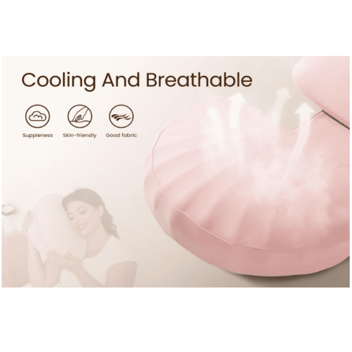 Pregnancy Pillow for Sleeping Memory Foam Pillow for Side Sleeper, Maternity Pillow Support for Back, Belly, HIPS for Pregnant Women, Portable and Adjustable Travel Wedge Pink