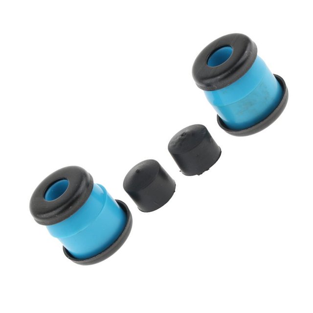 Kit de Reconstruction de Planche à Roulettes Rondelles Gobelets Pivotants pour 2 Ensembles de Remplacement Longboard Pivot Camions 5en Bleu